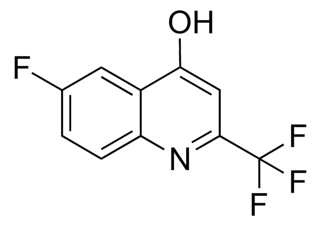4-Hydroxy-6-(trifluoromethoxy)-2-(trifluoromethyl)quinoline structure, CAS 125647-79-2