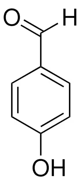 4-Hydroxybenzaldehyde structure, CAS 123-08-0