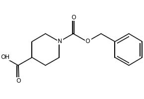 1-(Benzyloxycarbonyl)piperidine-4-carboxylic acid structure, CAS 10314-98-4