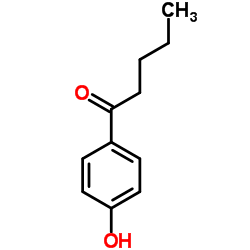 4'-Hydroxypentanophenone structure, CAS 2589-71-1