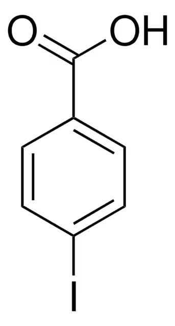 4-Iodobenzoic acid structure, CAS 619-58-9
