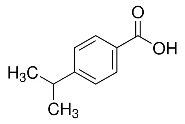 4-Isopropylbenzoic acid structure, CAS 536-66-3