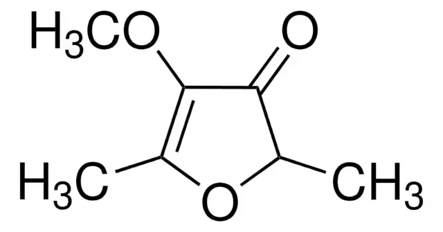 4-Methoxy-2,5-dimethyl-3(2H)-furanone structure, CAS 4077-47-8