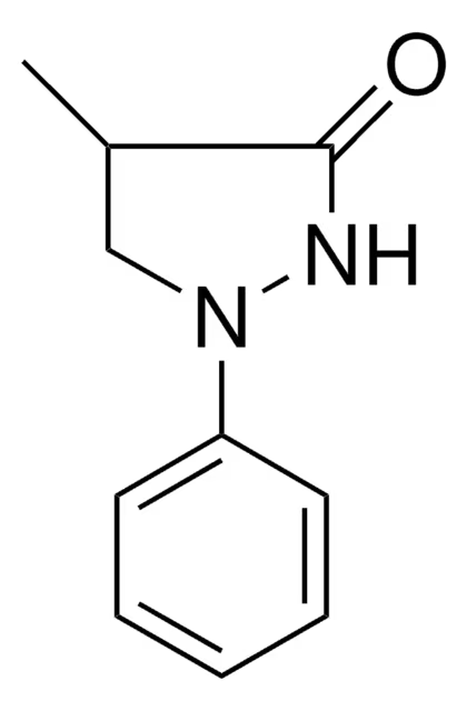 4-Methyl-1-phenyl-3-pyrazilidone structure, CAS 2654-57-1