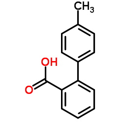 4'-Methyl-2-biphenylcarboxylic acid structure, CAS 7148-03-0