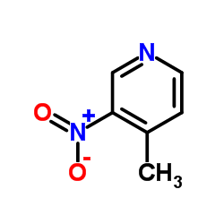 4-Methyl-3-nitropyridine structure, CAS 5832-44-0