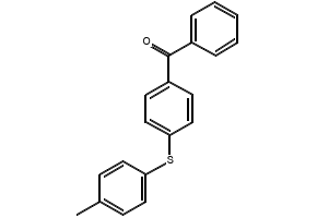 4-Methyl-4'-benzoyldiphenyl sulfide structure, CAS 83846-85-9