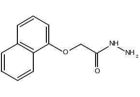 1-(Naphthoxy)acetic acid hydrazide structure, CAS 24310-15-4