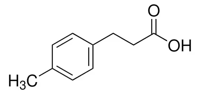 4-Methylphenylpropionic acid structure, CAS 1505-50-6