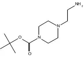 4-N-(2-Aminoethyl)-1-N-Boc-piperazine structure, CAS 192130-34-0