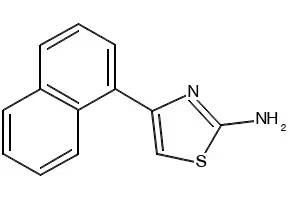 4-Naphthalen-1-yl-thiazol-2-yl-amine structure, CAS 56503-96-9