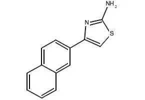 4-Naphthalen-2-yl-thiazol-2-yl-amine structure, CAS 21331-43-1