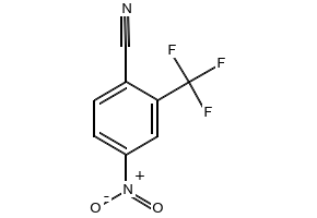 4-Nitro-2-(trifluoromethyl)benzonitrile structure, CAS 320-47-8