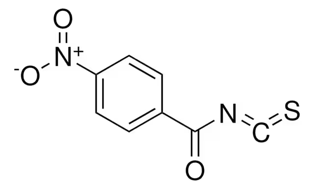 4-Nitrobenzoyl isothiocyanate structure, CAS 28115-92-6