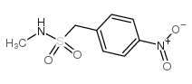 4-Nitro-N-methylbenzene methane sulfonamide structure, CAS 85952-29-0