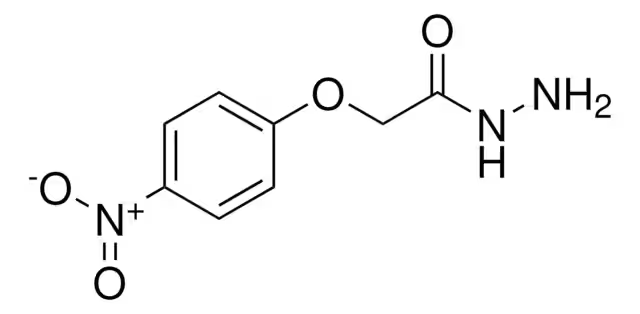 4-Nitrophenoxyacetic acid hydrazide structure, CAS 75129-74-7