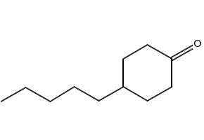 4-n-Pentylcyclohexanone structure, CAS 61203-83-6