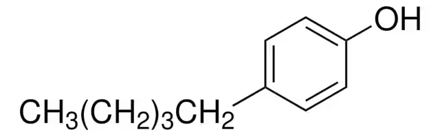 4-n-Pentylphenol structure, CAS 14938-35-3