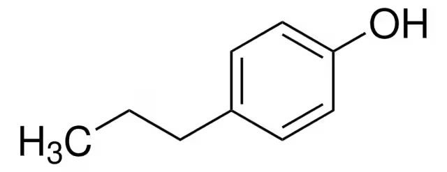 4-n-Propylphenol structure, CAS 645-56-7