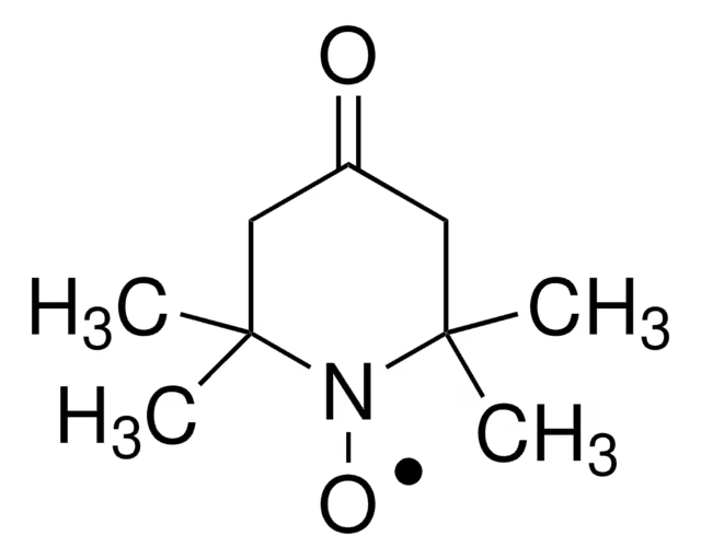 4-Oxo-2,2,6,6-tetramethylpiperidinooxy structure, CAS 2896-70-0