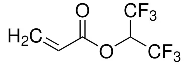 1,1,1,3,3,3-Hexafluoroisopropyl acrylate structure, CAS 2160-89-6