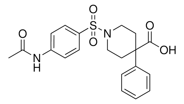 4-Phenyl-4-piperidine carboxylic acid structure, CAS 3627-45-0