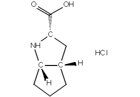 (2S,3aS,6aS)-Octahydrocyclopenta[b]pyrrole-2-carboxylic acid structure, CAS 87269-86-1