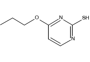 4-Propoxypyrimidine-2-thiol structure, CAS 438219-92-2