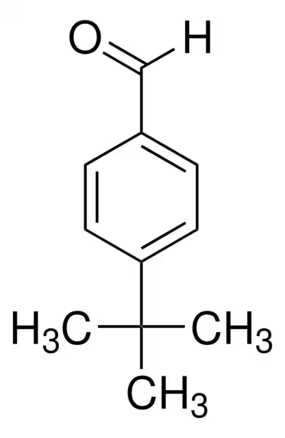 4-tert-Butylbenzaldehyde structure, CAS 939-97-9
