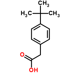 4-tert-Butylphenylacetic acid structure, CAS 32857-63-9