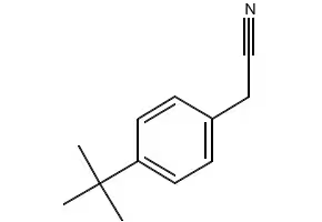 4-tert-Butylphenylacetonitrile structure, CAS 3288-99-1