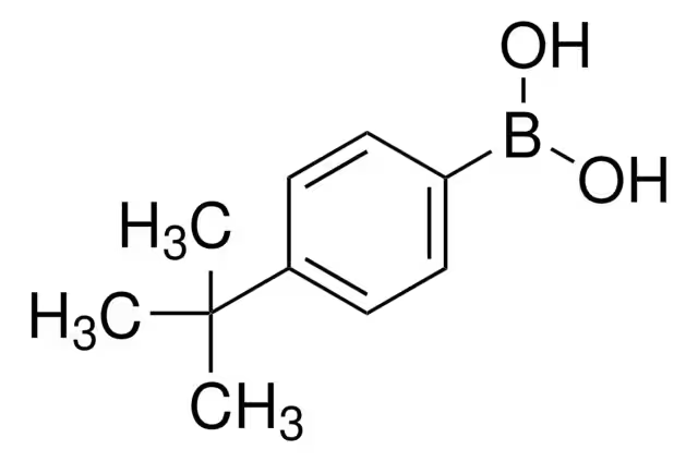 4-tert-Butylphenylboronic acid structure, CAS 123324-71-0