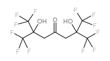 1,1,1,7,7,7-Hexafluoro-2,6-dihydroxy-2,6-bis(trifluoromethylheptan-4-one) structure, CAS 10487-11-3