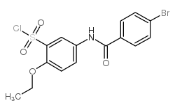 5-(4-Bromobenzoylamino)-2-ethoxybenzenesulfonylchloride structure, CAS 680617-92-9