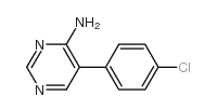 5-(4-Chlorophenyl)pyrimidin-4-amine structure, CAS 35202-25-6