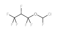 1,1,2,3,3,3-Hexafluoropropyl chlorofluoromethyl ether structure, CAS 56860-86-7