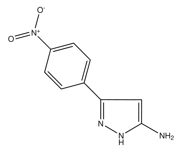 5-(4-Nitrophenyl)-2H-pyrazol-3-ylamine structure, CAS 78583-83-2