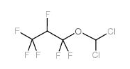 1,1,2,3,3,3-Hexafluoropropyl dichloromethyl ether structure, CAS 56860-82-3