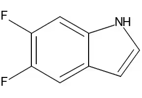 5,6-Difluoroindole structure, CAS 169674-01-5