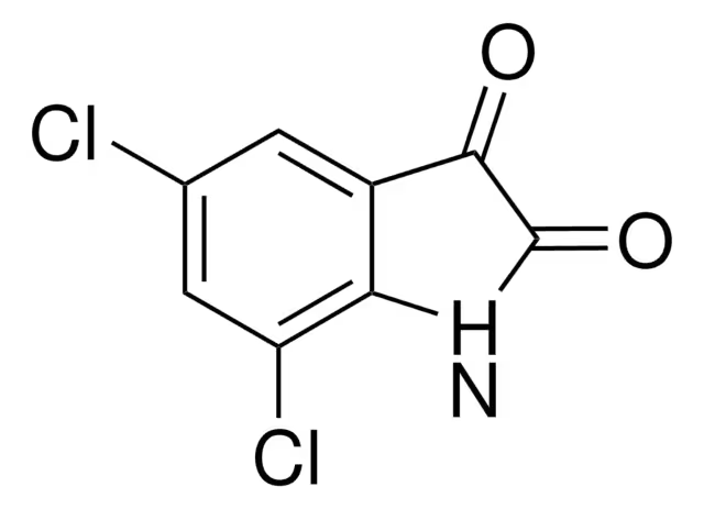 5,7-Dichloroisatin structure, CAS 6374-92-1