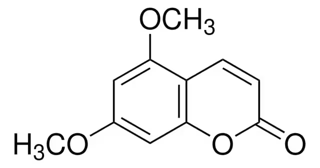 5,7-Dimethoxycoumarin structure, CAS 487-06-9