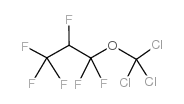 1,1,2,3,3,3-Hexafluoropropyl trichloromethyl ether structure, CAS 56860-83-4