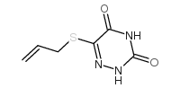 5-Allylmercapto-6-azauracil structure, CAS 10237-48-6