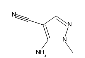 5-Amino-1,3-dimethyl-4-nitropyrazole structure, CAS 76689-64-0