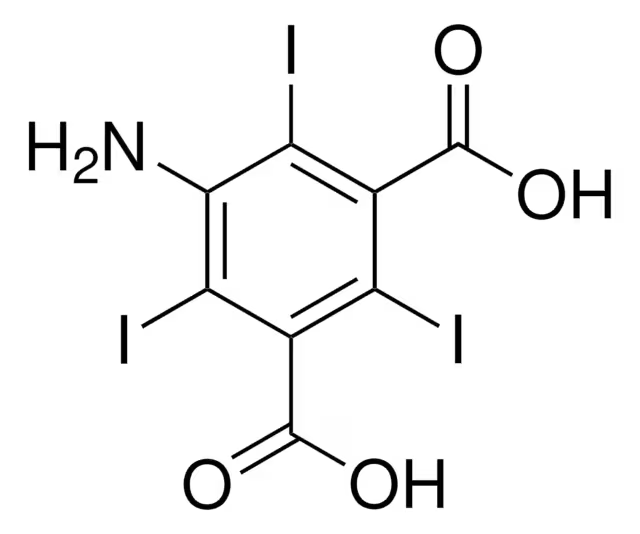 5-Amino-2,4,6-triiodoisophthalic acid structure, CAS 35453-19-1