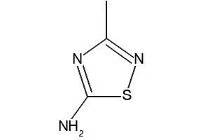 5-Amino-3-methyl-1,2,4-thiadiazole structure, CAS 17467-35-5