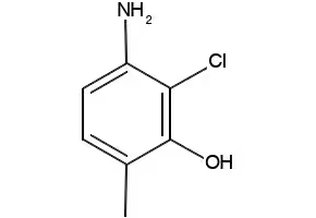 5-Amino-6-chloro-o-cresol structure, CAS 84540-50-1