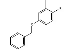 5-Benzyloxy-2-bromotoluene structure, CAS 17671-75-9