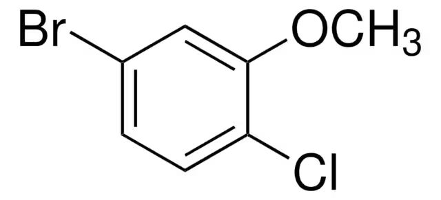 5-Bromo-2-chloroanisole structure, CAS 16817-43-9