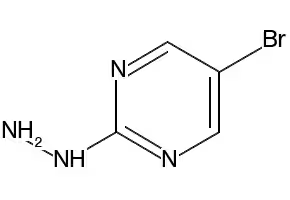 5-Bromo-2-hydrazinopyrimidine structure, CAS 823-89-2